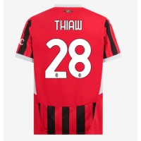 Maglia Calcio AC Milan Malick Thiaw #28 Prima Divisa 2024-25 Manica Corta